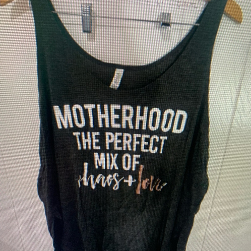 Motherhood Graphic Tank Top